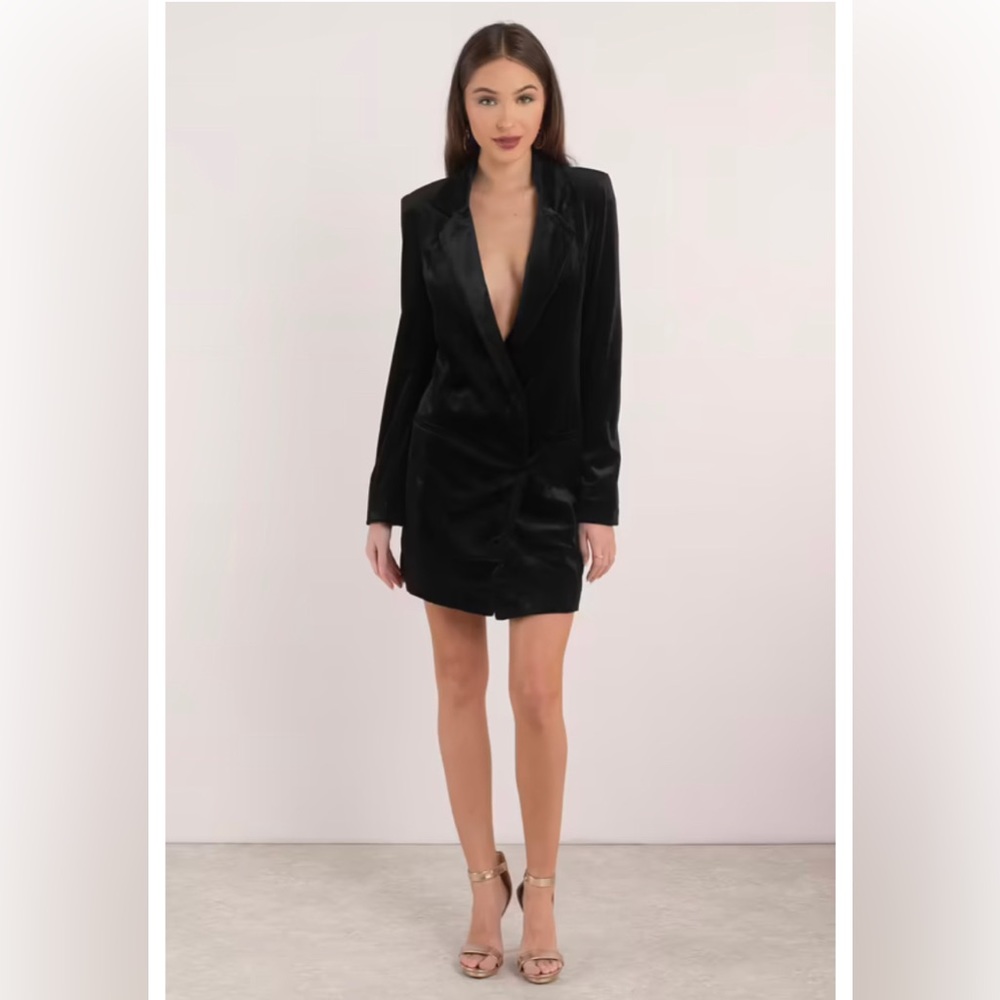 CARA BLACK BLAZER DRESS